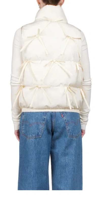 Sandy Liang Patro Vest In Ivory In White