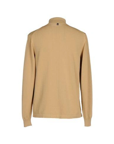 Shop Dondup Sweater With Zip In Beige