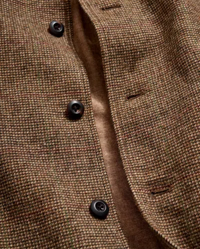 Billy Reid Bennet Overcoat - Brown Multi In Brown Multi
