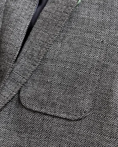 Billy Reid Knit Archie Jacket In Charcoal
