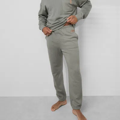 Lunya Men's Silksweats Reversible Jogger In Shaded Olive