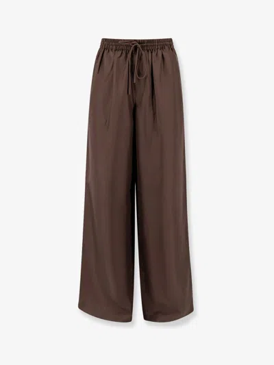 Shop Rohe Trouser In Brown