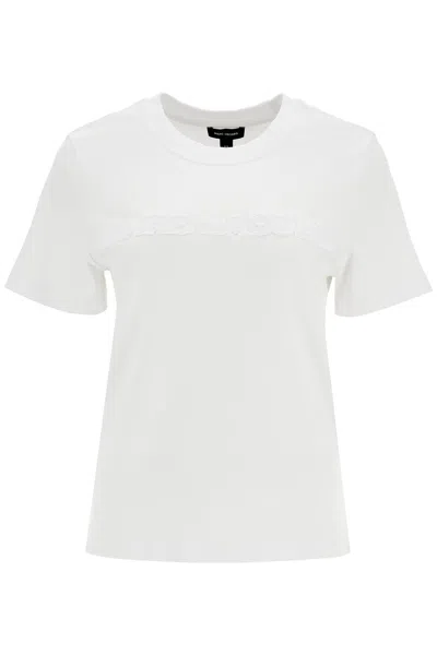 Shop Marc Jacobs T Shirt Con Patch Logo In White