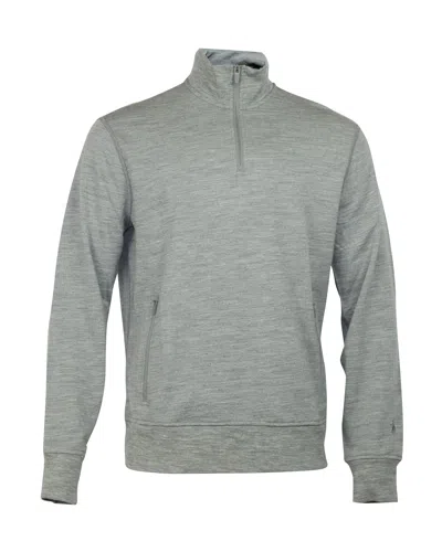 Polo Ralph Lauren Half-zip Pullover In Grey Wool In Grey