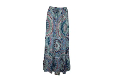 Melissa Odabash Miriam Paradise Maxi Skirt In Multicolor Rayon In Multi