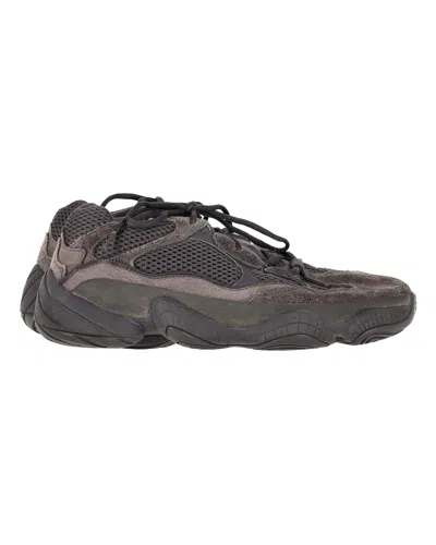 Yeezy X Adidas 500 'granite' Sneakers In Grey Suede And Mesh In Grey