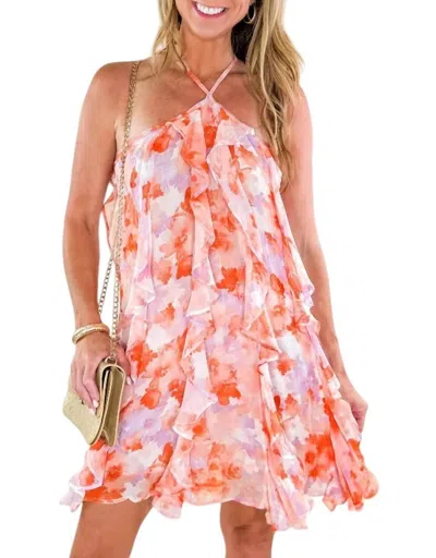 Mahila Xiomara Mini Dress In Marigold In Gold