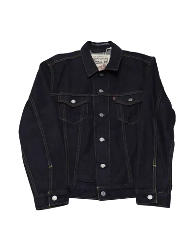 Levi's Levis X Outerknown Wellthread Trucker Jacket In Blue Cotton Denim In Blue