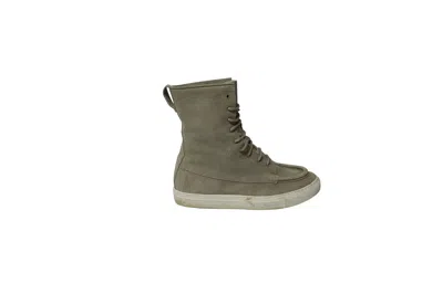 Common Projects Tournament High Top Shearling Sneakers In Grey Suede In Grey