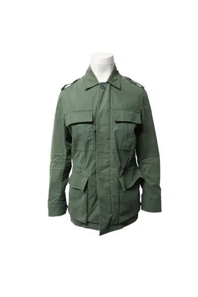 Mackintosh Skite Field Jacket In Green Cotton In Green