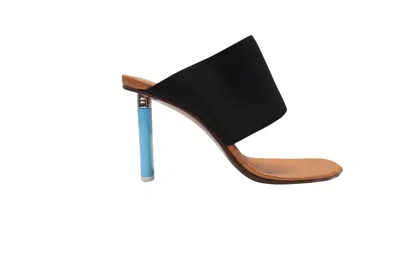 Vetements Lighter-heel Mules In Black Stretch-canvas In Black