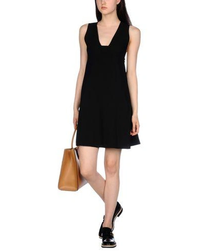 Shop Alexander Wang T Short Dresses In Black