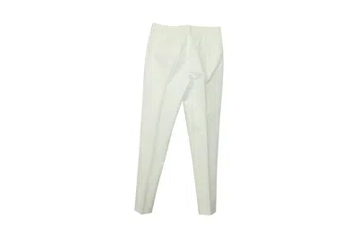 MICHAEL KORS ANKLE-LENGTH TROUSERS IN CREAM COTTON 