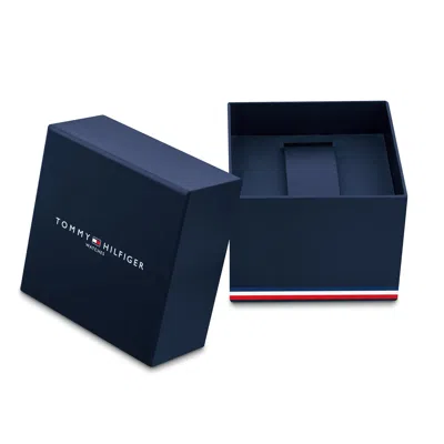Tommy Hilfiger Boys Logo Strap Watch In Blue