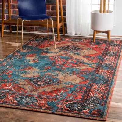 Shop Nuloom Distressed Tribal Lavonna Area Rug