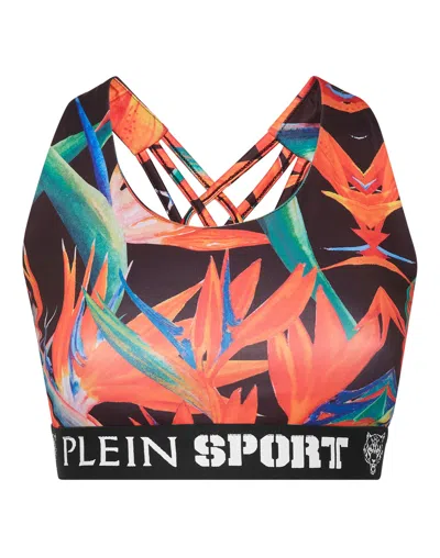 Plein Sport Jogging Bra In Multi