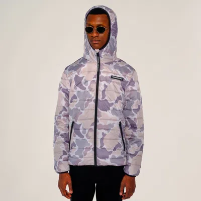 Members Only Solid Packable Down Jacket In Purple