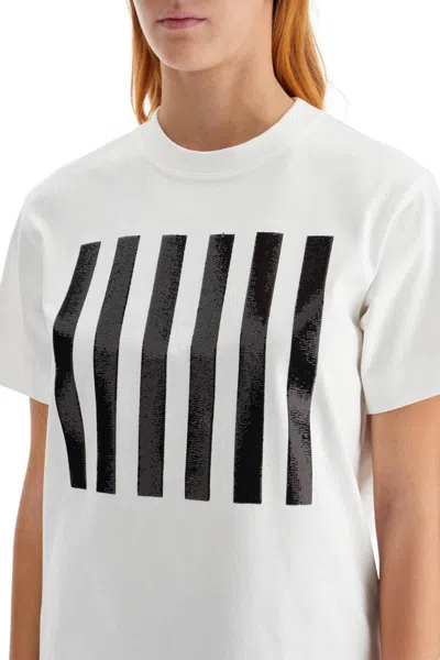 Marc Jacobs T-shirt The Stripe Box Tee In White