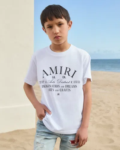 Amiri Kids Arts District T-shirt In White