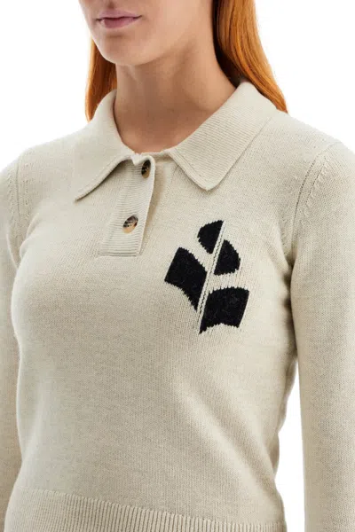 Shop Isabel Marant Étoile Isabel Marant Etoile Cotton And Wool Nola Polo Pullover