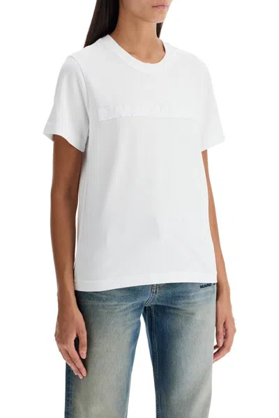 Marc Jacobs T Shirt With Patch Logo Design