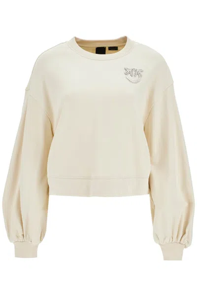 Shop Pinko "ceresole Embroidered Sweatshirt