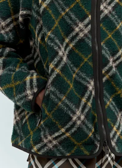 Burberry Hooded Check-print Twill Jacket In Multicolor