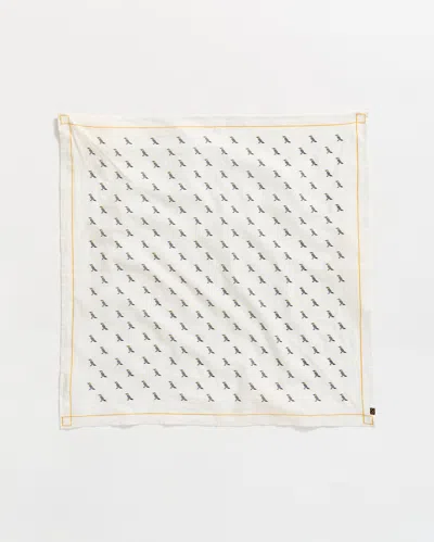 Billy Reid Yellowhammer Bandana In White