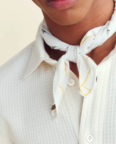Billy Reid Yellowhammer Bandana In White