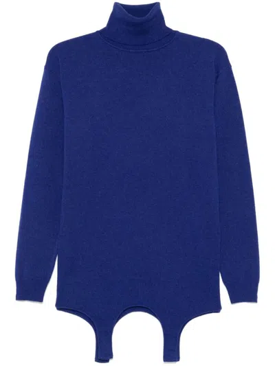 Saint Laurent Sweaters In Blue