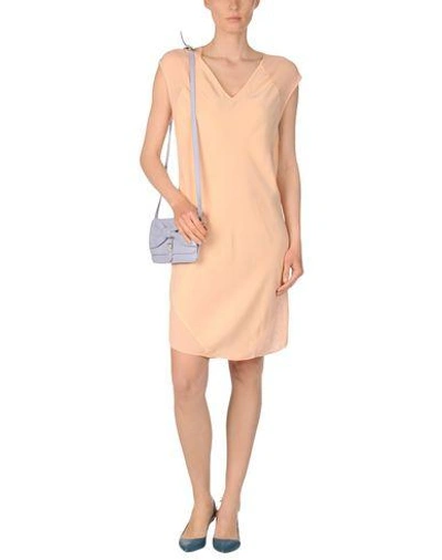 Shop Alexander Wang T Short Dresses In Salmon Pink