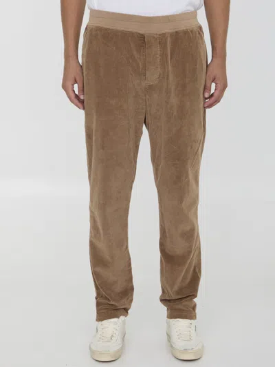 James Perse Corduroy Pants In Beige