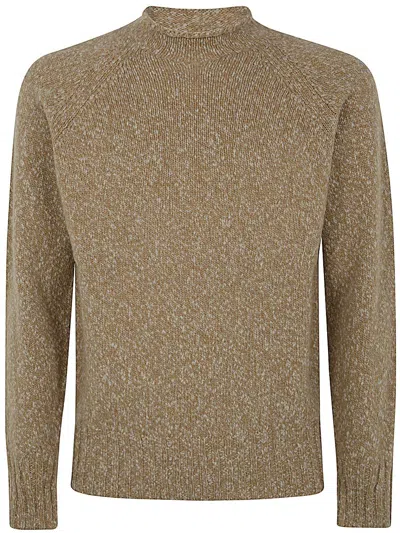 Drumohr Luxe Turtleneck Sweater For Fall 2025 In Brown