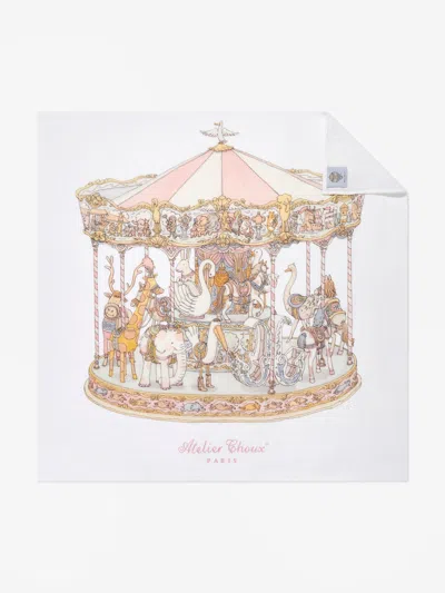 Atelier Choux Baby Girls Carousel Gift Set In Pink