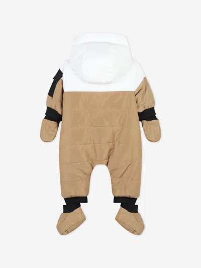 Hugo Boss Boss Baby Boys Snowsuit In Brown