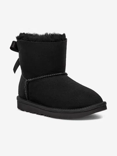 Ugg Suede Ankle Boots In Black