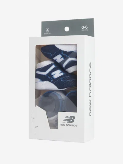New Balance Baby Boys Classic 2 Pack Bootie Set In Blue