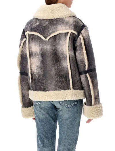 Stand Studio Women's Lessie Faux Shearling Jacket In Ash Grey