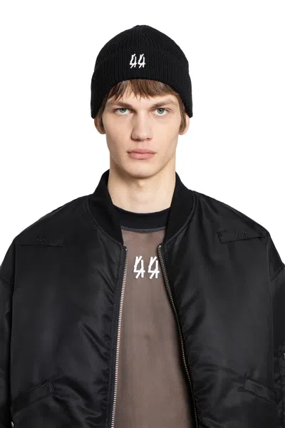 44 Label Group Man Black Jackets In Black