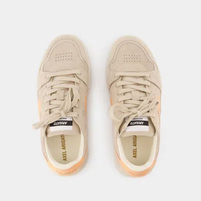 Axel Arigato Dice-a Panelled Suede Sneakers In Beige