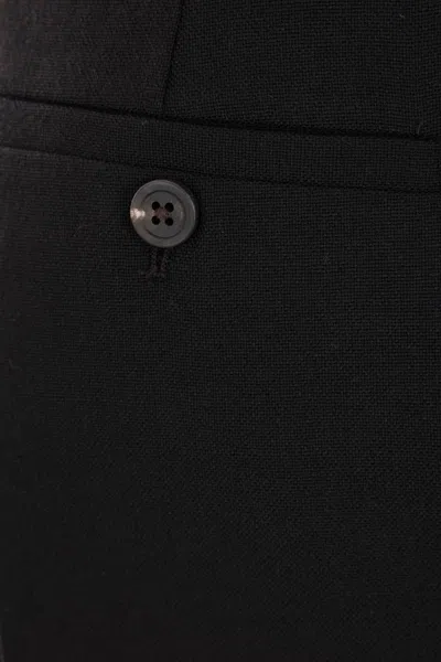 Rick Owens Woman Pants Black Size 6 Virgin Wool, Elastane In Black