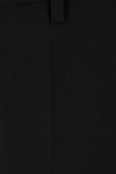 Rick Owens Woman Pants Black Size 6 Virgin Wool, Elastane In Black