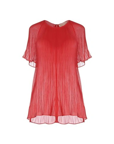 Michael Michael Kors Blouse In Red