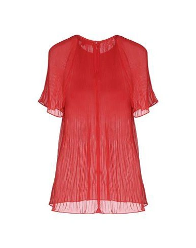 Shop Michael Michael Kors Blouse In Red