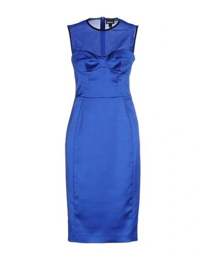 Just Cavalli Knee-length Dress In Blue
