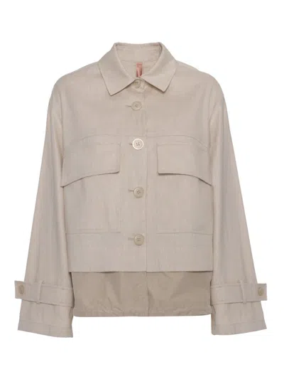 Duno Dizy Beige Jacket In Beige