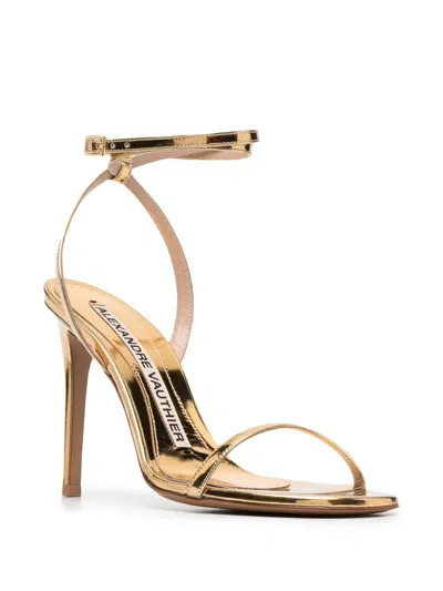 Shop Alexandre Vauthier Sandals Golden