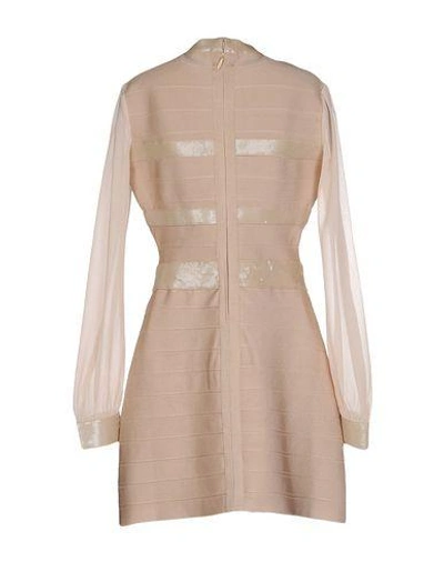 Shop Just Cavalli Short Dress In Sand