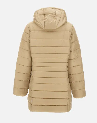 Shop Save The Duck Coats In Beige