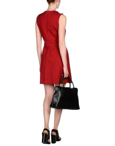 Shop Just Cavalli Short Dress In Red
